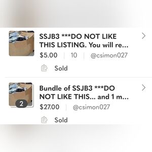 Combine For Csimon027 $32